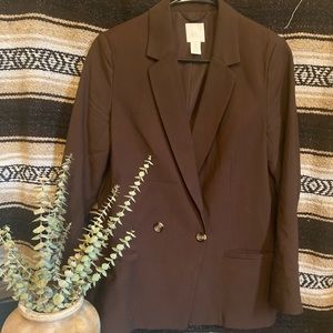 H&M brown blazer